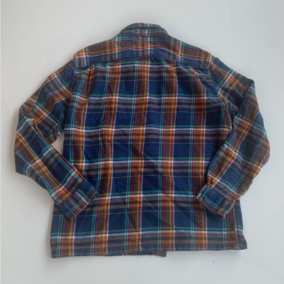 Patagonia Shirt Men Size M Plaid Fjord Flannel Button Up Hiking Outdoors Multi - Picture 2 of 12